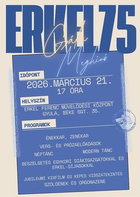 A g�la megh�v�-plak�tja. K�p forr�sa: Szervez�k