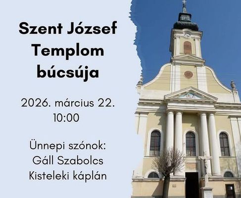 A b�cs�i szentmise megh�v�-plak�tja. K�p forr�sa: Tapodi Kriszti�n Facebook-oldala