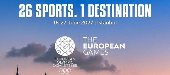 Az Eur�pai Olimpiai Bizotts�gok (EOC) v�grehajt� bizotts�ga j�v�hagyta a 2027-es, t�r�korsz�gi, isztambuli Eur�pa J�t�kok programj�t. Plak�tok forr�sa: Szerz�
