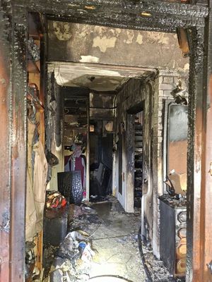 A b�k�scsabai h�z, ahol t�z �t�tt ki az �prilis 10-re virrad� �jjel. K�pek forr�sa: B�k�s V�rmegyei Rend�r-f�kapit�nys�g / Police.hu