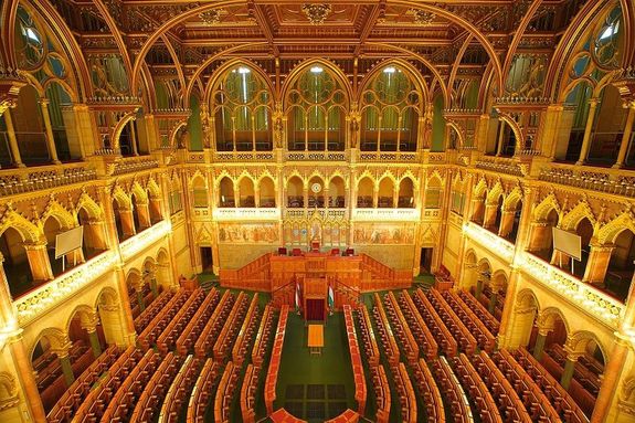 Az Orsz�ggy�l�s �l�sterme. K�p: parlament.hu