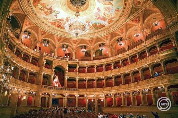 A Magyar �llami Operah�z bels� terei 2026. �prilis 21-�n, az Eur�pai �r�ks�g-d�j / Europa Nostra-d�j bejelent�s�nek napj�n. K�pek: MTI / Purger Tam�s