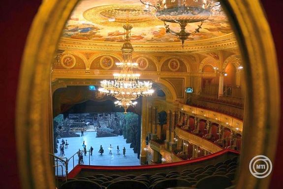 A Magyar �llami Operah�z bels� terei 2026. �prilis 21-�n, az Eur�pai �r�ks�g-d�j / Europa Nostra-d�j bejelent�s�nek napj�n. K�pek: MTI / Purger Tam�s