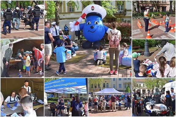 K�p�ssze�ll�t�s kor�bbi rend�r- �s t�zolt�napr�l. K�p forr�sa: B�k�s v�rmegyei rend�rs�g Facebook-oldala