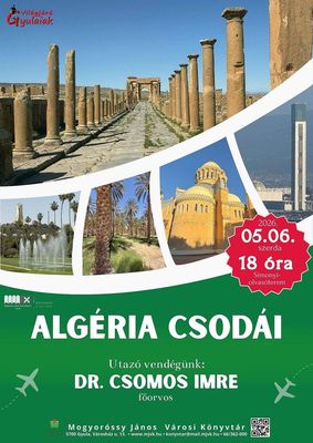 A m�jus 6-�n, szerd�n, holnap, 18 �rakor, a Simonyi-olvas�teremben kezd�d� el�ad�s megh�v�-plak�tja. K�p forr�sa: Mogyor�ssy J�nos V�rosi K�nyvt�r