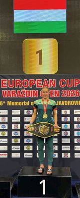A battonyai Mezei Nikolett arany�remmel t�rt haza. K�p forr�sa: Szerz�   