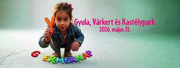 Az idei, v�rosi gyermeknap plak�tja. Plak�t forr�sa: Gyulakult