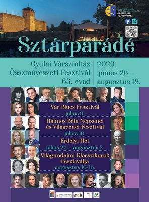 A Gyulai V�rsz�nh�z 63. ny�ri �vad�nak plak�tjai. K�pek forr�sa: gyulaivarszinhaz.hu