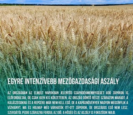 A HungaroMet 2026. j�nius 22-i el�rejelz�se az asz�lyr�l. K�p: HungaroMet Facebook-oldala