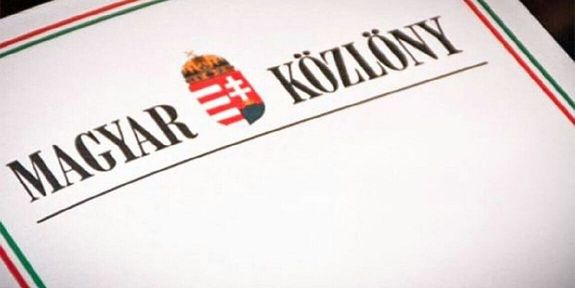  A korm�nyd�nt�s a Magyar K�zl�ny cs�t�rt�ki sz�m�ban jelent meg