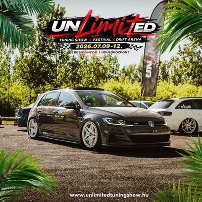  A rendezv�ny plak�tja. K�p forr�sa: https://www.facebook.com/Unlimitedtuningshow/