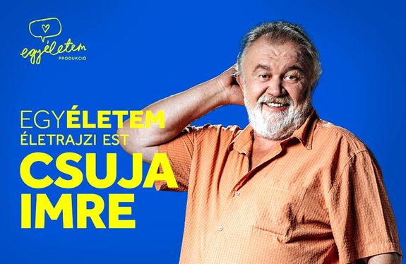 Csuja Imre az �let�r�l mes�l. K�p forr�sa: gyulaivarszinhaz.hu