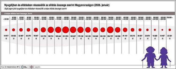 Saj�t jogon j�r� nyugd�jban �s ell�t�sban r�szes�l�k a teljes ell�t�s �sszege szerint. K�p forr�sa: MTI   
