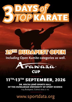 A 29. Budapest Open plak�tja