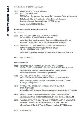  A k�tnapos, nemzetk�zi konferencia megh�v�ja �s az els� nap programja. K�p forr�sa: Gyulakult