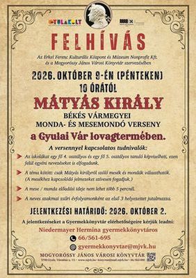 A verseny felh�v� plak�tja. K�p: mjvk.hu   