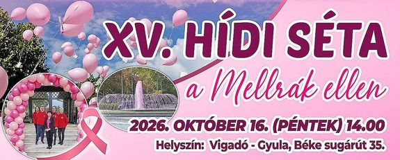 A XV. H�di s�ta a mellr�k ellen megh�v�-plak�tja. K�p: Szervez�k
