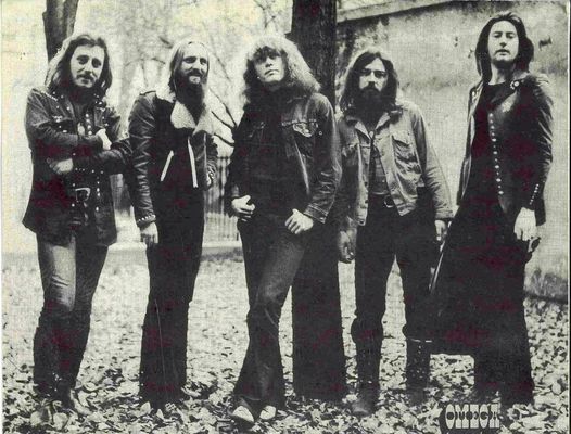 Az Omega egy�ttes, 1972-ben. K�p: Magyar Nemzeti Lev�lt�r